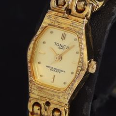 稼動 QZ 良品 セイコー 873221 16-1840S ゴールド文字盤 ポケット