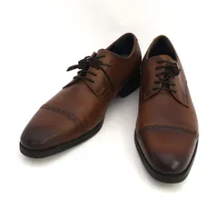ORIHICA / オリヒカ ◆ビジネスシューズ/外羽根/合皮/ブラウン/25.5cm F10 6004 【メンズ/MEN/男性/ボーイズ/紳士】【靴/クツ/シューズ/SHOES】 メンズファッション【中古】 のサムネイル