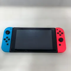 Nintendo Switch HAC-001 初期型 2017年モデル ネオンブルー ネオンレッド Joy-Con ドック付 元箱付 本体セット 任天堂 スイッチ 家庭用ゲーム機 動作確認済 初期化済 113068-3-020のサムネイル