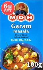 【6個セット】ガラムマサラ スパイス ミックス - 100ｇ 小サイズ 【MDH】 / セット MDH インド料理 カレのサムネイル