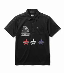 メンズM／MARK & LONA マークアンドロナ ゴルフ Star Wars(スター・ウォーズ) コラボ 半袖 カラーTシャツ BK 20-172のサムネイル