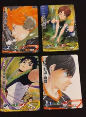 【バボカ】ユース&選抜強化合宿 BOXプロモ 4種コンプ 日向翔陽 古森元也 佐久早聖臣 影山飛雄 各1枚のサムネイル