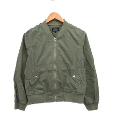 グリーンレーベルリラクシング ユナイテッドアローズ green label relaxing ジャンパー ブルゾン ジップアップ コットン シンプル 38 カーキ /KT20