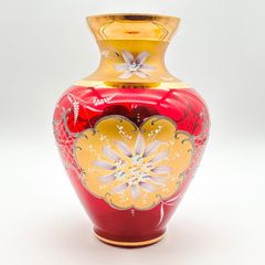 大倉陶園 花瓶 金銀彩ハンドデコレート 太陽・月動物・建物など 未使用