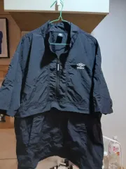 アンブロ Anorak（アノラック）ウィンドブレーカー 黒のサムネイル