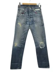 リーバイス ビンテージ クロージング LEVI'S VINTAGE CLOTHING 00s 66501 デニムパンツ 日本製 カスタムモデル W32 ダメージ加工 セルビッジ ジーンズ のサムネイル