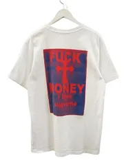 シュプリーム SUPREME FUCK MONEY TEE 半袖 Tシャツ M 白 ホワイト プリント カットソー トップス ☆AA★のサムネイル