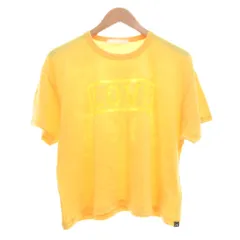 ロアー roar Tシャツ 1 黄色 イエロー ロゴ プリント 半袖 /SXのサムネイル