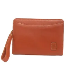 ダックス DAKS 美品 セカンドバッグ クラッチ レザー 茶 ブラウン 鞄 ■GY99のサムネイル