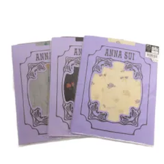アナスイ ANNA SUI 3点 セット ストッキング 靴下 マルチカラー M-L ■GY99のサムネイル