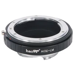 新品 Haoge レンズマウントアダプター Nikon Nikkor F AI/AIS/G/DレンズからLeica M LMマウントカメラ用 M240、M240P、M262、M3、M2、M1、M4、M5、M6、MP、M7、M8、M9、M9-M9-P、Mモノクロのサムネイル