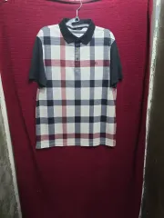 DAKS チェック 半袖 カラーTシャツのサムネイル