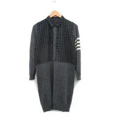 アメリカンラグシー AMERICAN RAG CIE シャツ ワンピース ロング 長袖 ウール チェック F グレー 灰 /KT29のサムネイル