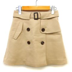 希少✨バーバリーロンドン ベルト付きトレンチスカート ラップスカート