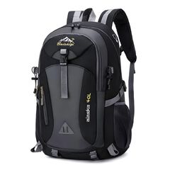 [Limited Quantity] Hiking Backpack, 40L Large Capacity, Waterproof, Multifunctional, Unisex (Black)