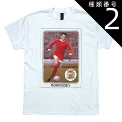 (種類2：Medium) Morrissey / Denis Law Inspired Collage Tee (White) - モリッシー Tシャツ (ザ・スミス)のサムネイル