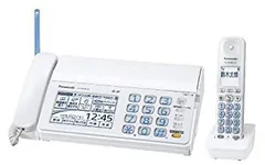 【中古】(非常に良い)パナソニック おたっくす デジタルコードレスFAX 子機1台付き 1.9GHz DECT準拠方式 ホワイト KX-PD703UD-Wのサムネイル