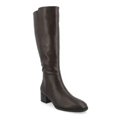 ジャーニー レディース シューズ ブーツ・レインブーツ Journee Devri Womens KneeHigh Boots Brown ブラウン