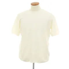 【中古】アルテア Altea リネンコットン クルーネック 半袖 プルオーバーニット オフホワイト【サイズM】【メンズ】のサムネイル