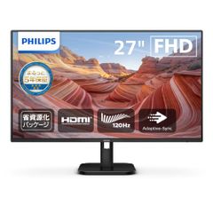 PHILIPS 액정 디스플레이 PC 모니터(27인치/IPS/FHD/120Hz/1ms/5년 보증/HDMI, DVI-D, VGA/틸트/SoftBlue/깜박임 방지/블루 라이트 경감 AdaptiveSync/슬림 베젤/재택 6047d3c4