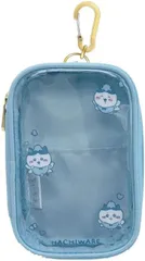 サンスター文具 ちいかわ ポーチ カラビナ付 推し活グッズ Mycollection ハチワレ S2321777のサムネイル