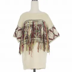 イザベルマラン ISABEL MARANT フリンジニット プルオーバー セーター 半袖 1 マルチカラーのサムネイル