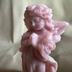 ローズクォーツ 天使ちゃん♡ エンジェル 天然石 彫刻 置物 新入荷