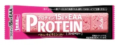 アサヒグループ食品 1本満足バー プロテインストロベリー 1本×9個のサムネイル