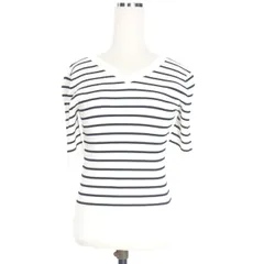 プラステ PLST 23SS UVカット レーヨンブレンド2WAYセーター ニット 半袖 S ホワイト 白 123201006