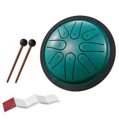 Ohuhu スリットドラム 打楽器 12インチ 13音 Cメジャー タングドラム