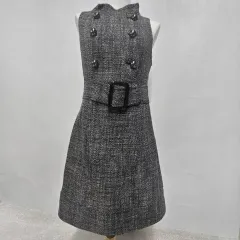 Club Monaco 正規品 ツイード ベルト付き ノースリーブ ONE PIECE 55のサムネイル