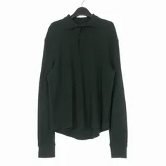 ザラ ZARA × ソウシオオツキ SOSHIOTSUKI WAFFLE-KNIT TEXTURED POLO SHIRT ワッフルニット ポロシャツ S グレーグリーン 9240/313/916のサムネイル