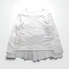 FACETASM サーマル レイヤード ロングスリーブ Tシャツ XL ホワイト コットン BQ-SW-U03 日本製のサムネイル