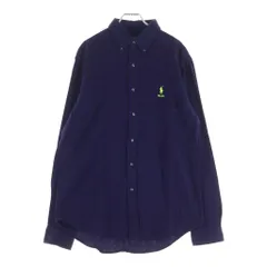 Palace Skateboards (パレススケートボーズ) × Polo Ralph Lauren B.D Shirts ポロラルフローレン フランネル ボタンダウン 長袖シャツ ネイビーのサムネイル