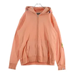 A BATHING APE (アベイシングエイプ) PONR 2nd Shark Full Zip Hoodie シャーク フルジップ プルオーバースウェットパーカー フーディ ピンク 001ZPH301015Xのサムネイル