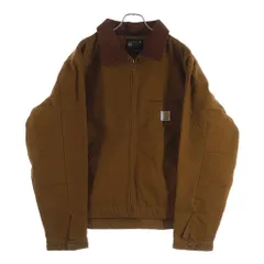 CARHARTT (カーハート) DUCK DETROIT JACKET 裏地ブランケット ジップアップ ダック デトロイト ジャケット ブラウン 0J3828‐Mのサムネイル