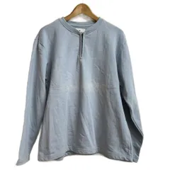 アーバンリサーチ サニーレーベル URBAN RESEARCH Sonny Label トレーナー L 水色 サックスブルー ハーフジップ 長袖 リブネック /KM ■ECA004のサムネイル