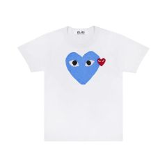 新品］PLAY COMME des GARCONS Tシャツ ホワイト xs - メルカリ