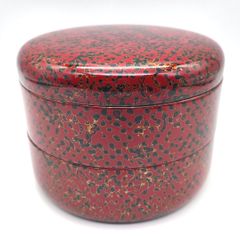 津軽塗 赤黒 棗 なつめ 茶道具 伝統工芸品 漆器 - メルカリ