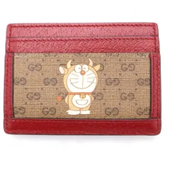GUCCI (グッチ) ×DORAEMON 654539 イタリア製 50周年記念 牛ドラえもん 牛えもん カードケースのサムネイル