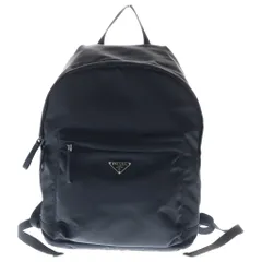 PRADA (プラダ) Nylon BackPack ナイロン バックパック トライアングルロゴプレート ブラック 2VZ034のサムネイル