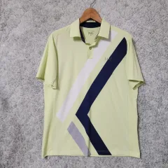 954A 100 DAKS ゴルフ 機能性 半袖 カラーTシャツのサムネイル