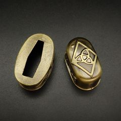 HJ44 縁頭 合金製 刀剣美術 武道具 居合 日本刀装具 - メルカリ