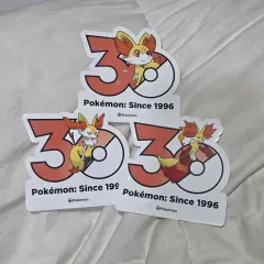 プーさん × ホーコー × テルナ × マホクシー ロゴ ステッカー ポケットモンスター 30周年のサムネイル