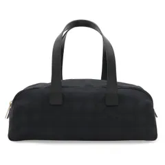 CHANEL シャネル ニュートラベルライン ミニボストンバッグ ハンドバッグ ナイロンジャガード レザー ブラック 黒 ゴールド金具 A15828のサムネイル