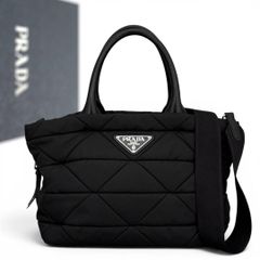 新品同様 PRADA BL0871 テスート ボンバー 黒 ボストンバッグ - メルカリ