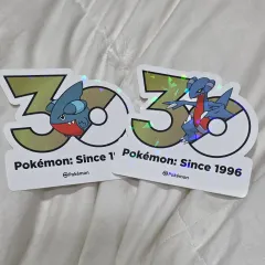 ディープサメドーム 1バイト ロゴ ステッカー ポケットモンスター 30周年のサムネイル