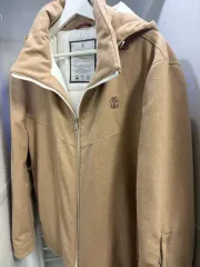 ブルネロクチネリ ロゴ カシミア フード ジャケット Mのサムネイル