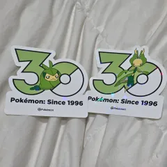 ドゥルクン モラマー ロゴ ステッカー ポケットモンスター 30周年 まとめ セットのサムネイル