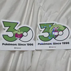 甘い月光のロゴステッカー ポケットモンスター 30周年 まとめセットのサムネイル